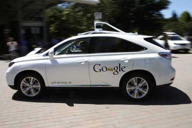 An autonomous car developed by Google, May 13, 2014 in Mountain View.