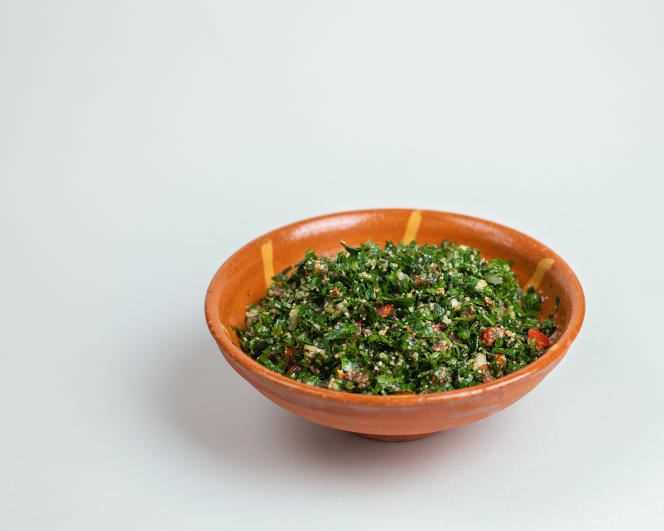 The Lebanese tabbouleh proposed by Fiona Beeston.