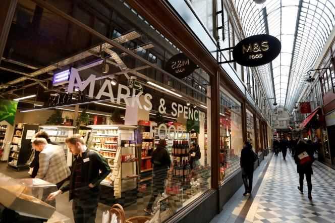 The Marks & Spencer store in Passage Jouffroy, Paris, in December 2018.