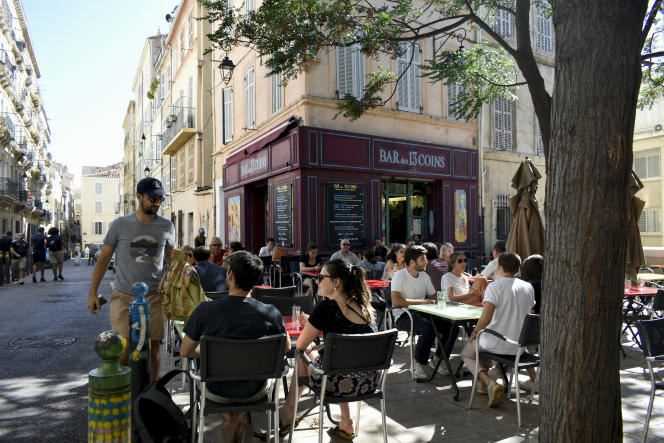 The Panier district in Marseille, July 16, 2021.