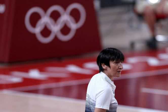 Valérie Garnier, 56, won the bronze medal with the Bleues at the Olympic Games in Tokyo.