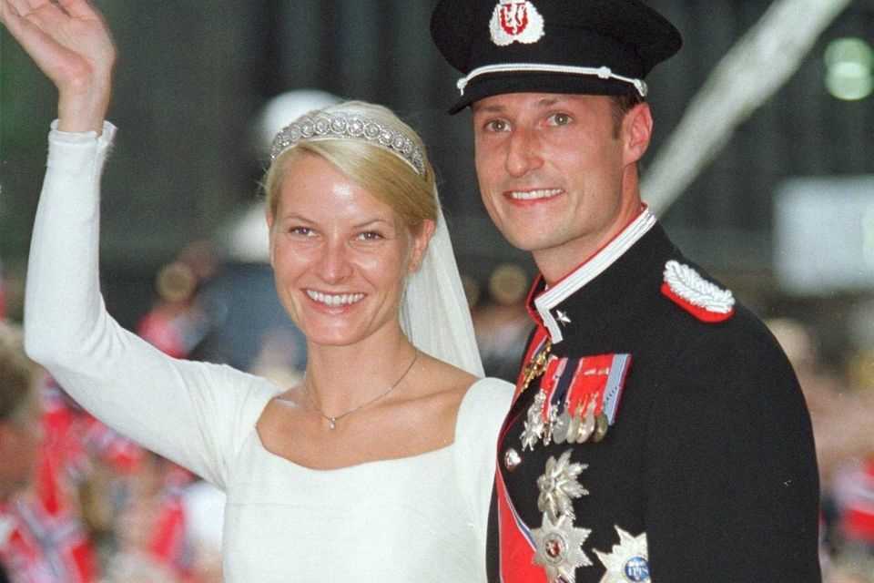 On August 25, 2001, Princess Mette-Marit married her Crown Prince Haakon in Oslo, Norway.