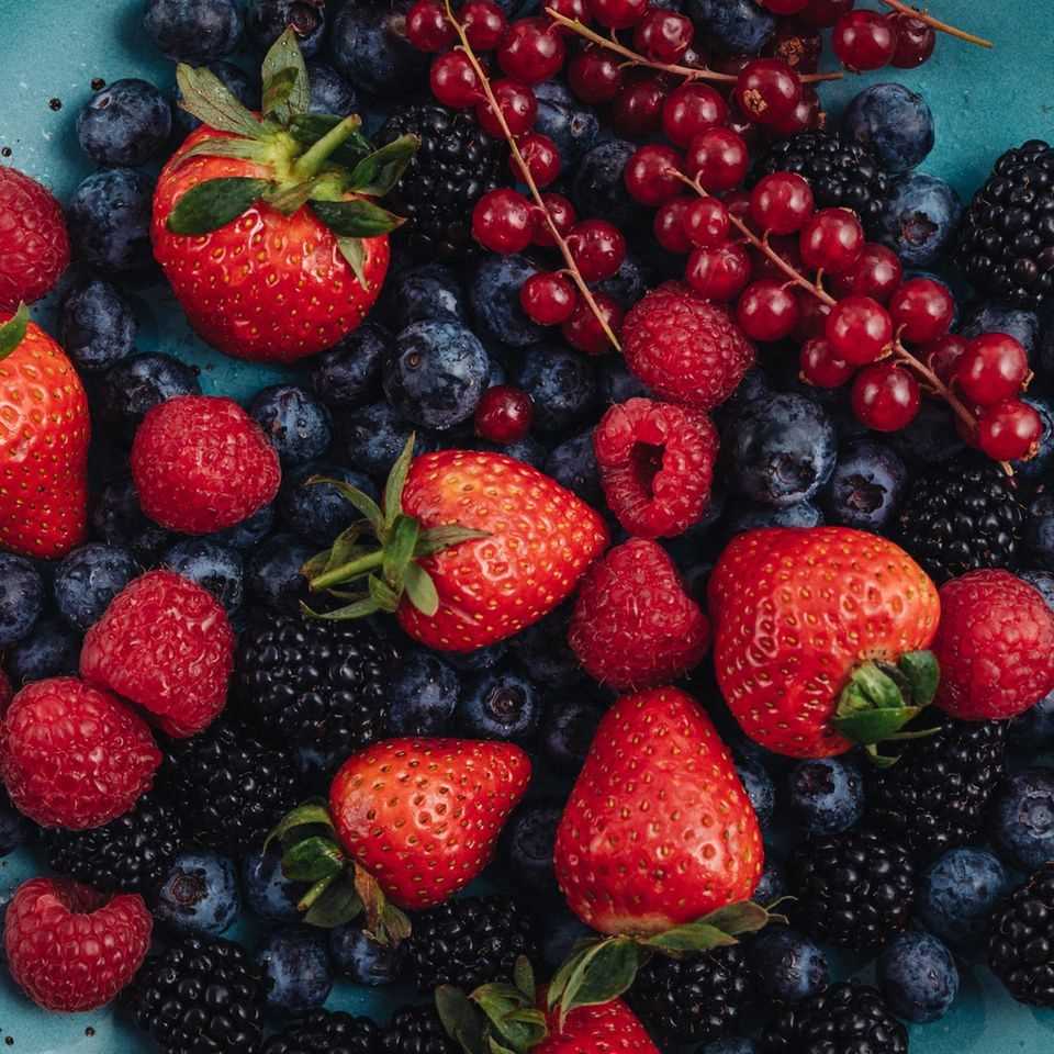 Low-sugar fruits: 9 low-sugar fruits |  Raspberries, strawberries, blueberries, blackberries