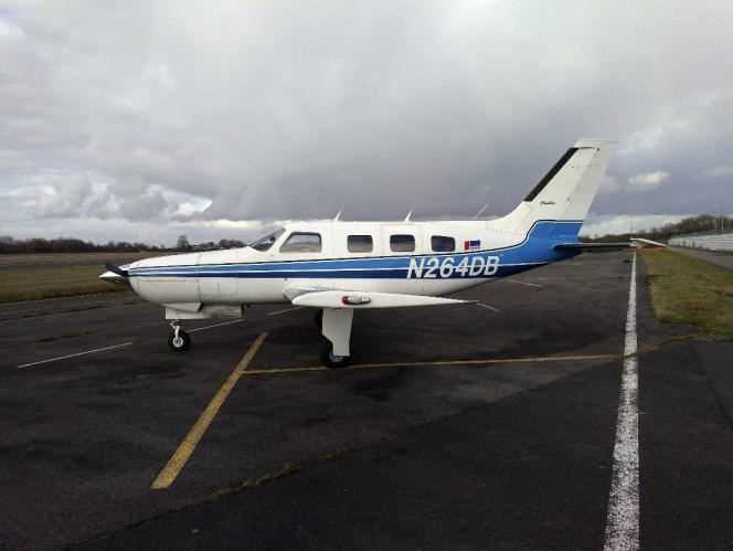 The Piper Malibu N264DB which crashed on January 21, 2019.