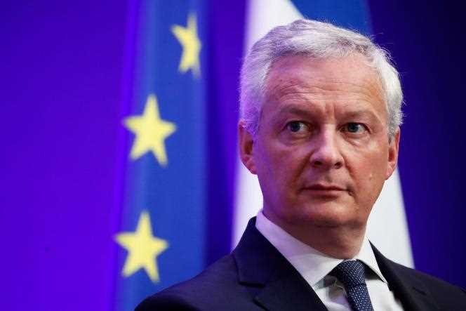 The Minister of Economy and Finance, Bruno Le Maire, in Paris, September 22, 2021.