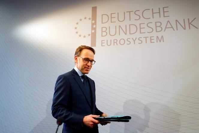 The President of the Bundesbank, Jens Weidmann, in Frankfurt (Germany), February 27, 2019.