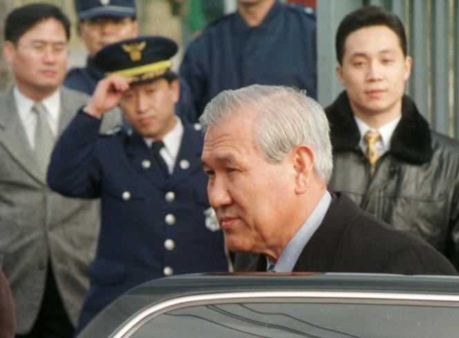 Former Korean President Roh Tae-woo in Seoul in 1997.