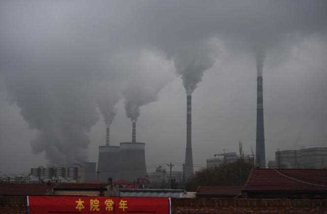 A coal-fired power plant near Datong, in China's northern Shanxi province, in November 2015.