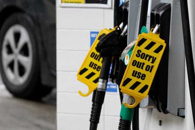 A gas station displays on its pumps: 