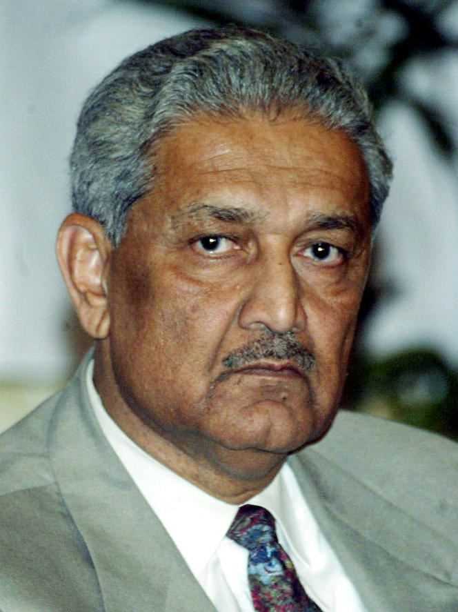 Abdul Qadeer Khan, in Islamabad, December 24, 2003.