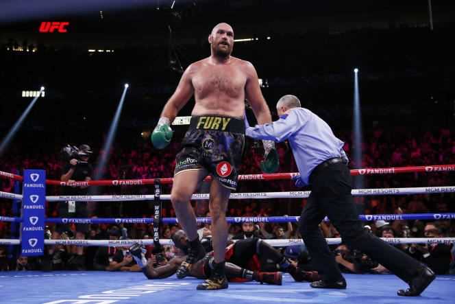 Tyson Fury knocked out Deontay Wilder on Saturday, October 9, 2021 in Las Vegas.