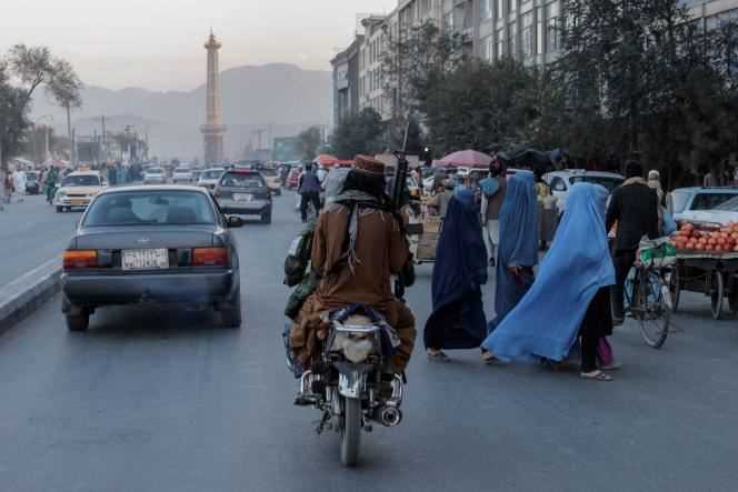 In the streets of Kabul, October 9, 2021.