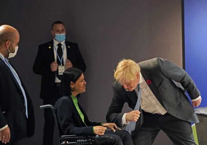 Israeli Energy Minister Karin Elharar met British Prime Minister Boris Johnson at COP 26 on Tuesday 2 November.