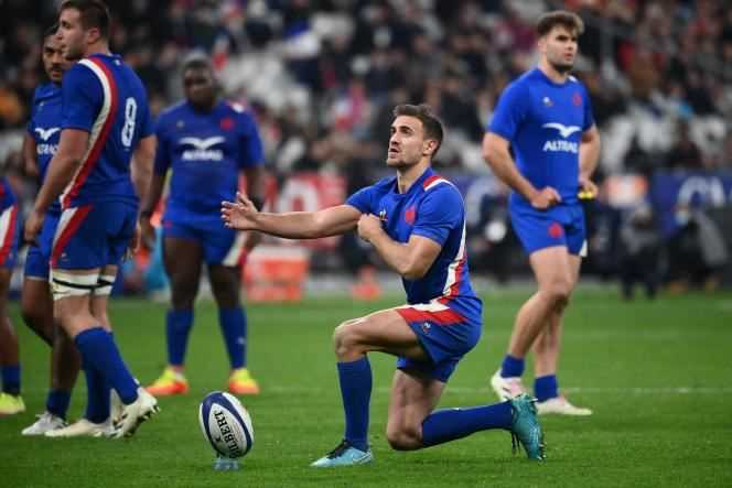 Melvyn Jaminet was elected man of the match thanks to his 19 points: 5 penalties, 2 conversions, at the Stade de France, on November 6, 2021.