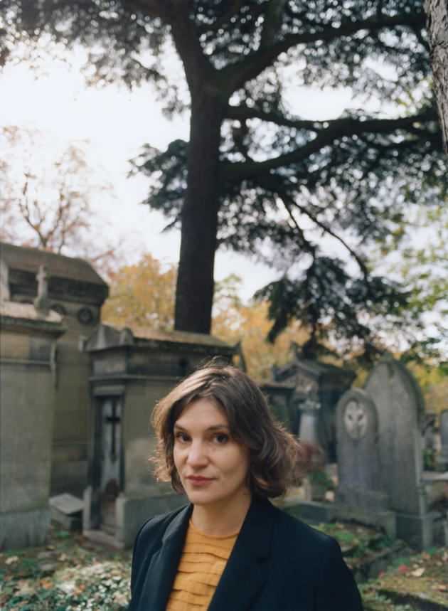 Aurore Merchin (here at Père-Lachaise), 42, a former journalist, has become a funeral counselor.