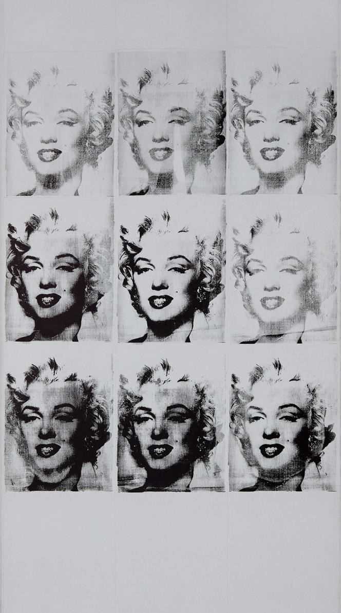 Among the most precious works of Harry and Linda Macklowe, these “Nine Marilyns” (1962), by Andy Warhol.