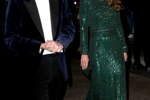 Prince William and Kate Middleton at the Royal Variety Performance in London on November 18, 2021
