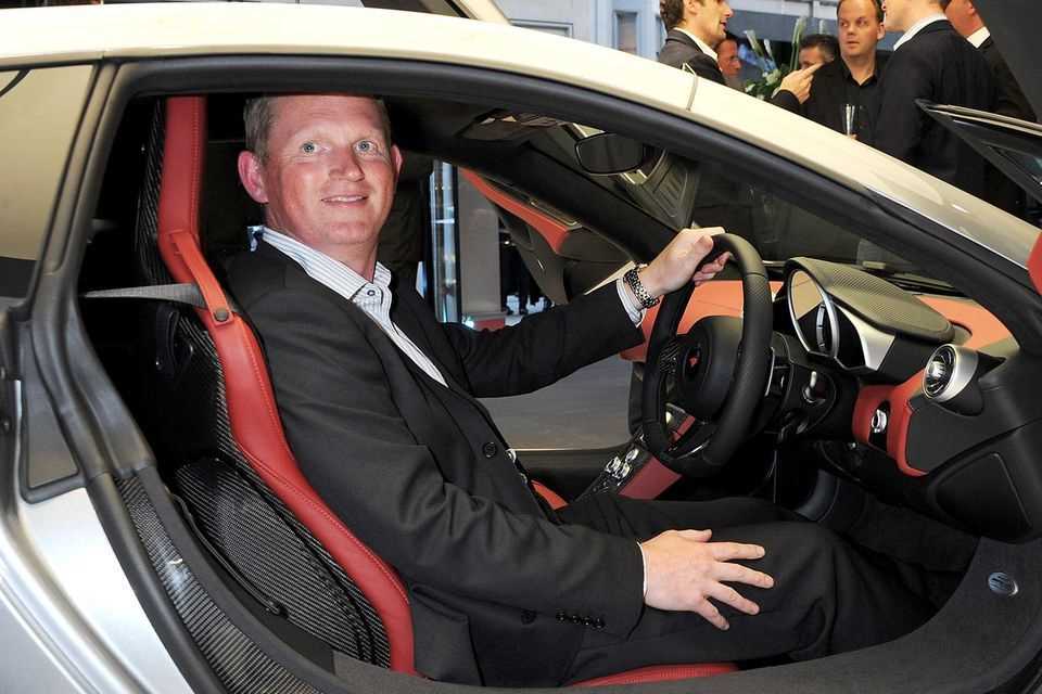 Max Halliwell (†) at the McLaren Motor Show in London 2011