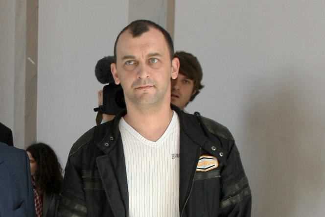 Franck Lavier at the Criminal Court of Boulogne-sur-Mer (Pas-de-Calais), in July 2011.