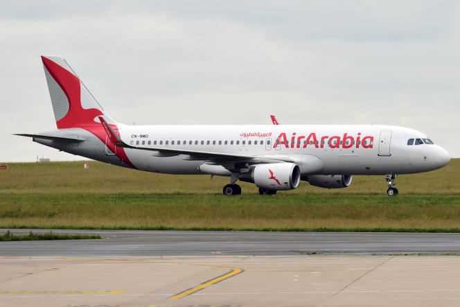 An Airbus A320-214 from Air Arabia Maroc, June 5, 2019.