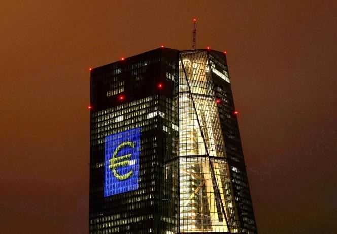 The headquarters of the European Central Bank, in Frankfurt, in 2016.