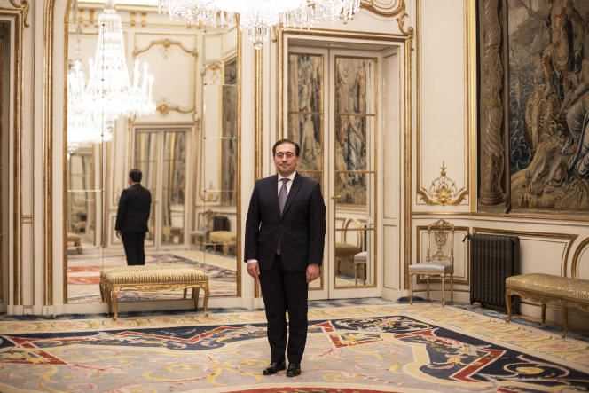 José Manuel Albares, Spanish Minister of Foreign Affairs, in his official residence in Madrid on November 4, 2021.