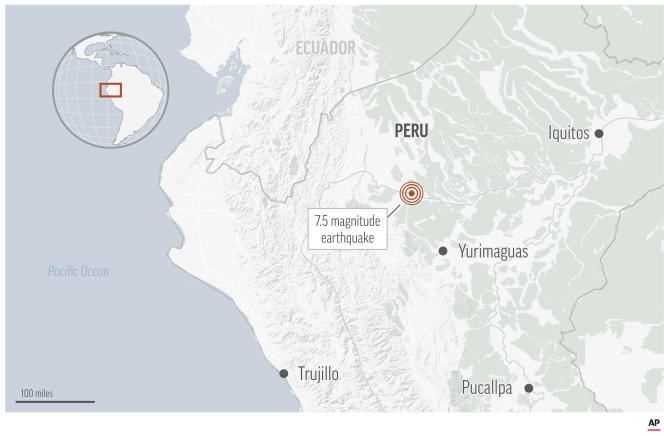 A 7.5 magnitude earthquake struck northern Peru on Sunday, November 28, according to the United States Institute for Geological Studies.