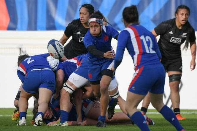 In Castres during the victory of the Blue against New Zealand, Saturday, November 20.