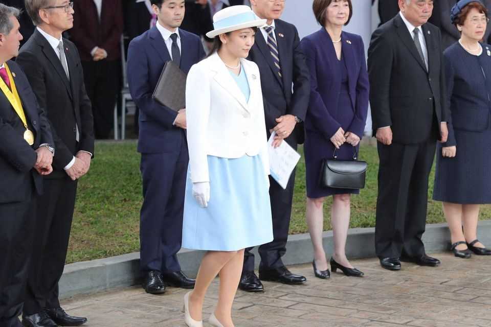 Princess Mako during her visit to Peru on July 10, 2019.