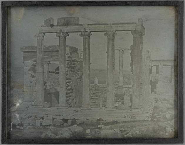 The Acropolis of Athens, photographed in 1842 by Joseph-Philibert Girault de Prangey, a rentier passionate about travel and photography.