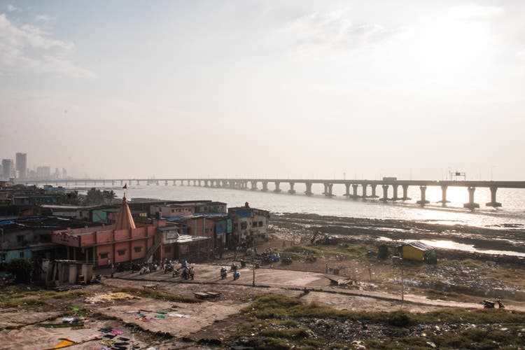 Pictures for Natalie Mayroth's repo - Mumbai's fishermen are being displaced by a large new coastal road.