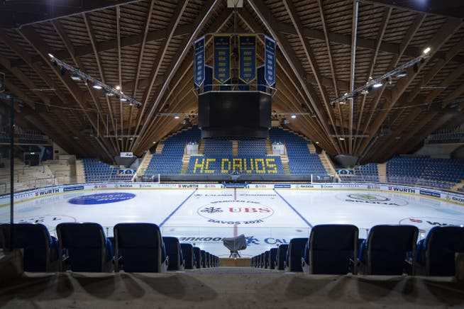 Die Eishalle in Davos wird auch nach dem Spengler-Cup vorerst leer bleiben – weil viele HCD-Spieler sich für längere Zeit in Quarantäne befinden.