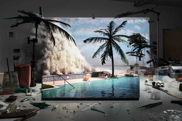 Making of «Tsunami» (von einem unbekannten Touristen, 2004), 2015
