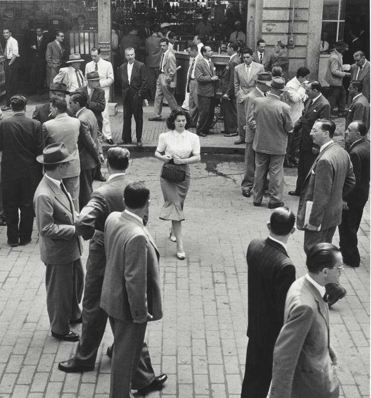 Männerblicke, Sao Paulo, 1952. 