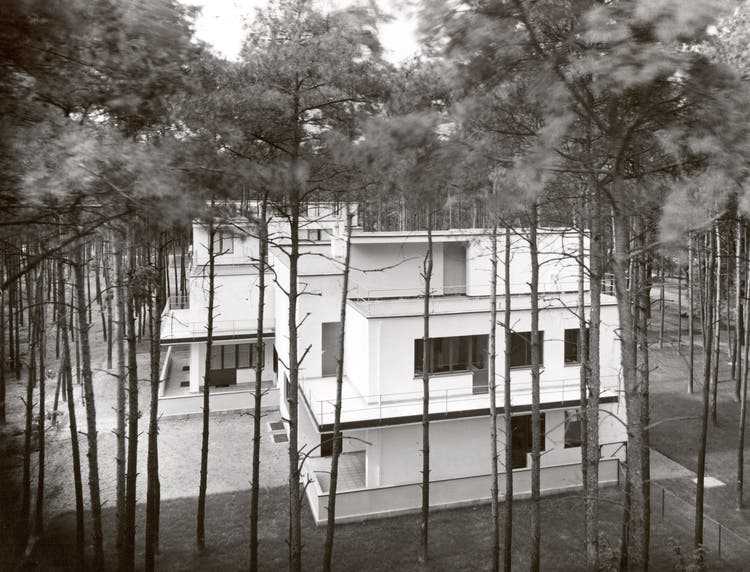 Doppelwohnhaus (von Südosten), Dessau, 1926
