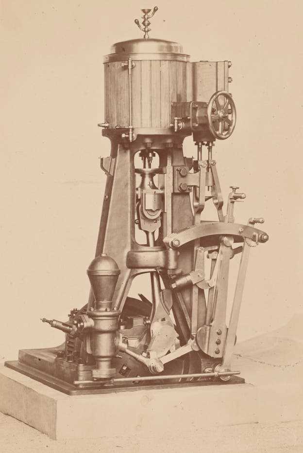 Johann Linck: Hilfspumpe, hergestellt von den Gebrüder Sulzer, um 1880.