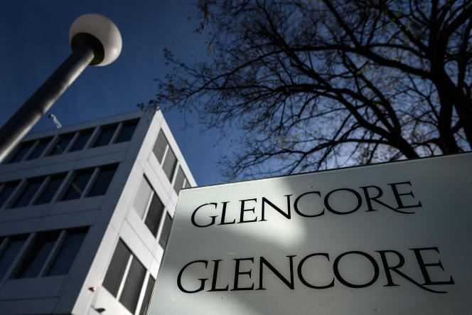 At the headquarters of commodity trading giant Glencore in Baar, Switzerland on November 13, 2020.