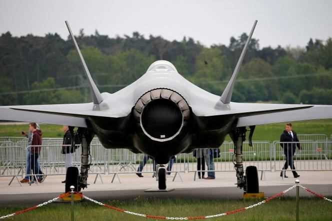 An F-35 at the ILA Air Show in Berlin, April 2018.