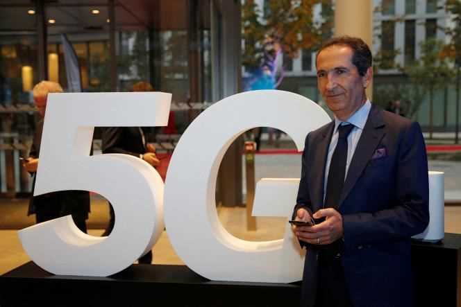 Patrick Drahi, Franco-Israeli businessman and founder of the telecommunications company Altice Group, in Paris, October 9, 2018.