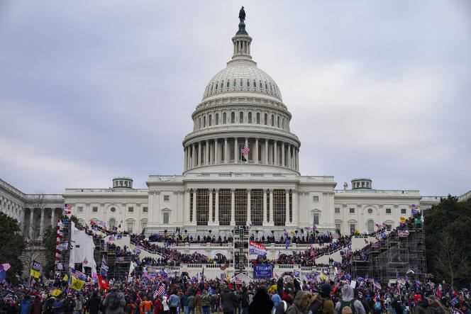 Trump supporters had converged on Capitol Hill to break into the building to prevent Congress from certifying Joe Biden's victory on January 6, 2021.