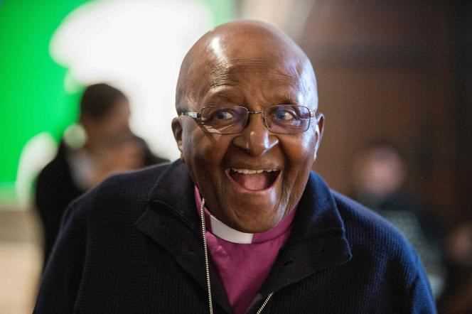 Desmond Tutu, April 27, 2019 in Cape Town, South Africa.