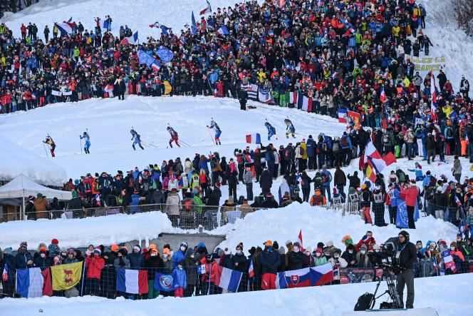 The attendance was record for the public for these four days of competition (December 16-19) in Grand-Bornand, two years after the last passage of the World Cup circuit in the Aravis massif.