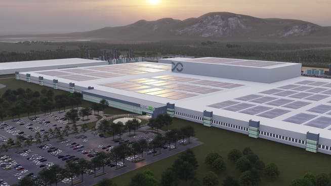 This is what the first Redwood Gigafactory should look like when it goes into production in 2023.