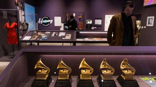 Grammy-Statuen.