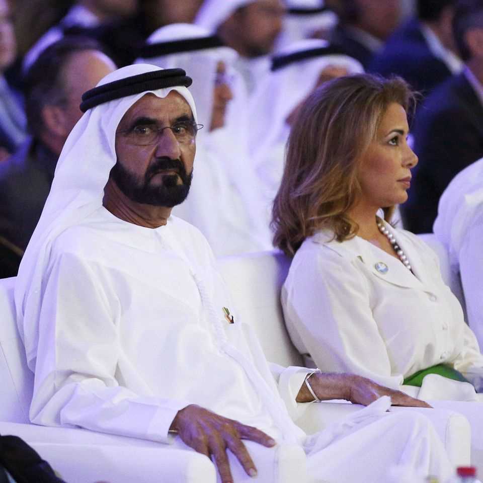 Sheikh Mohammedbin Raschid Al Maktoum and Princess Haya  