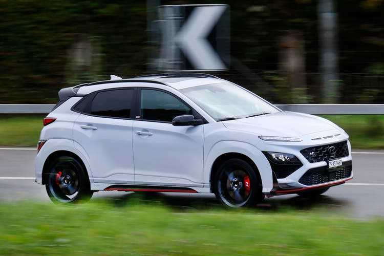 Noticeable in the Hyundai Kona N are numerous changes to the body compared to the base model.