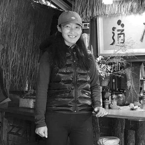 Xiao Li, formerly a designer, now a farmer.