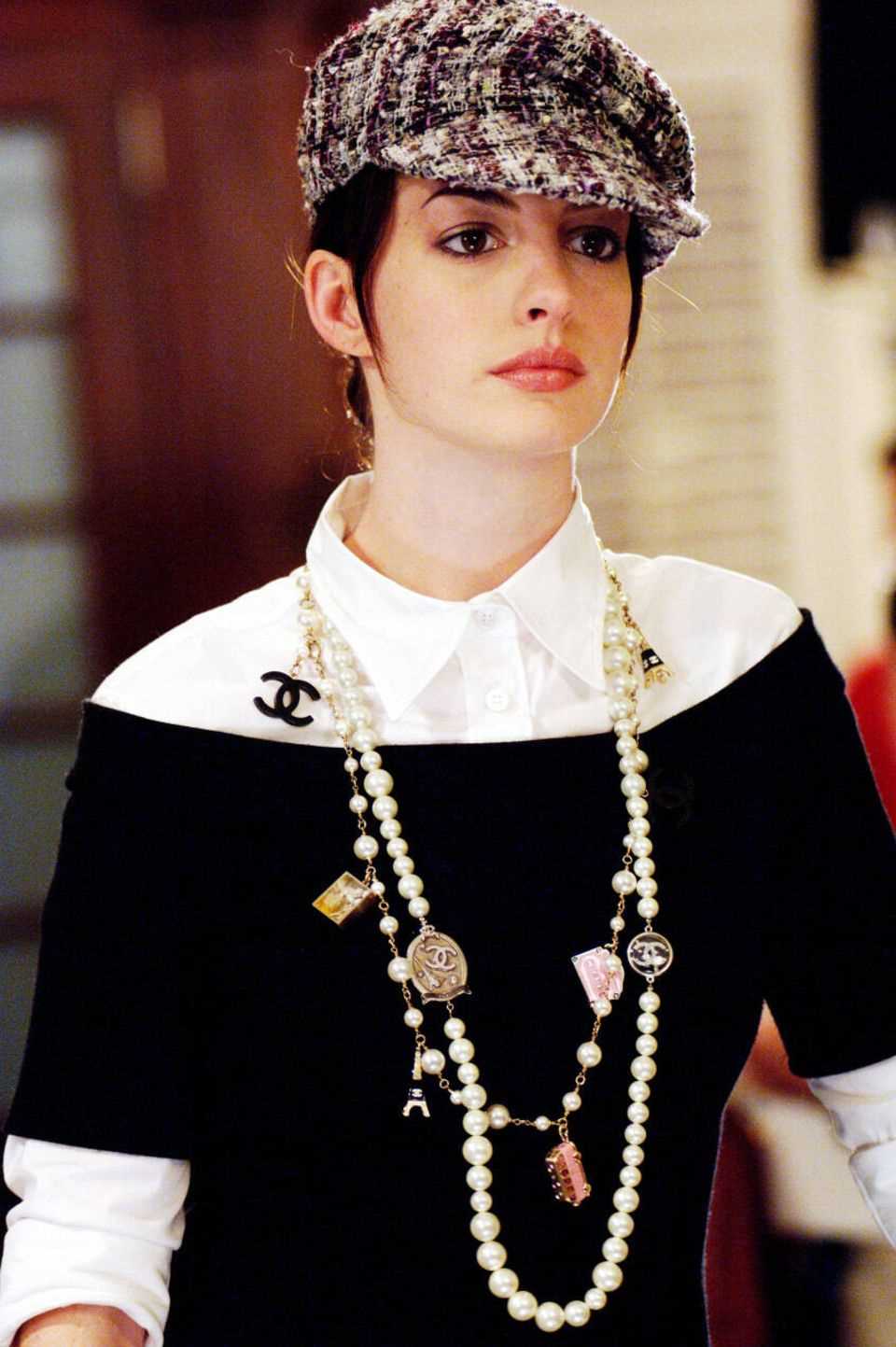 Anne Hathaway in "The devil Wears Prada"