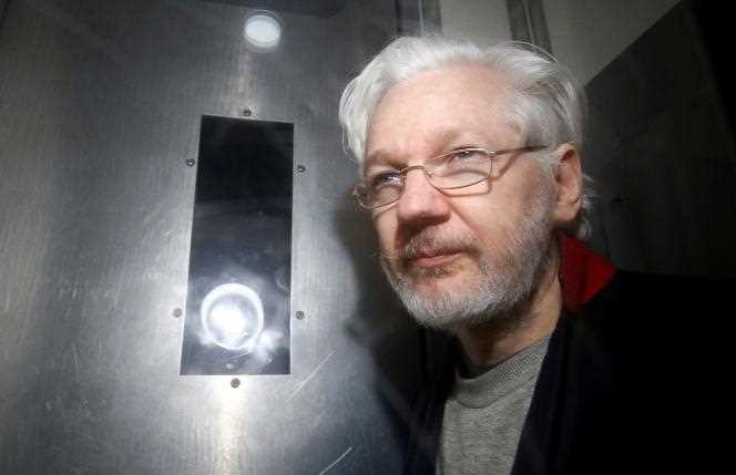WikiLeaks founder Julian Assange on January 13, 2020 in London.