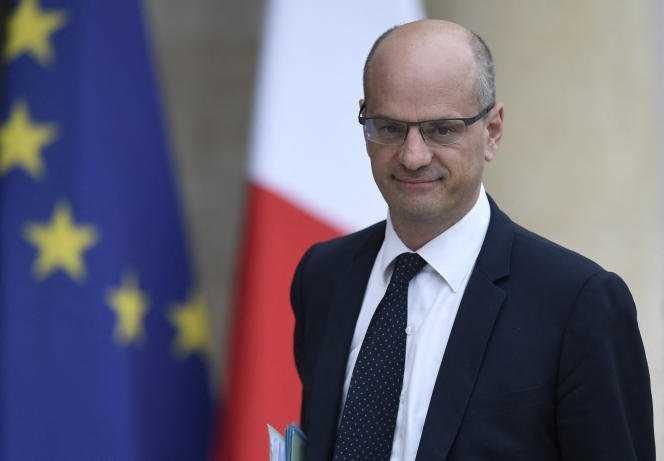 Jean-Michel Blanquer, newly appointed Minister of National Education, arrives at the Elysée Palace in Paris on May 18, 2017.